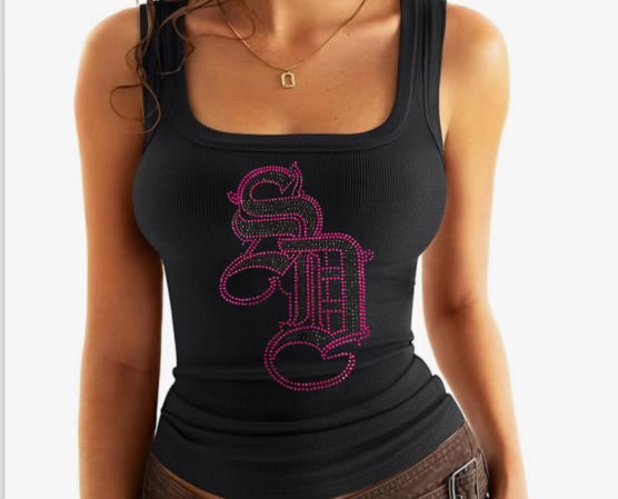 Pink SD Tank Top