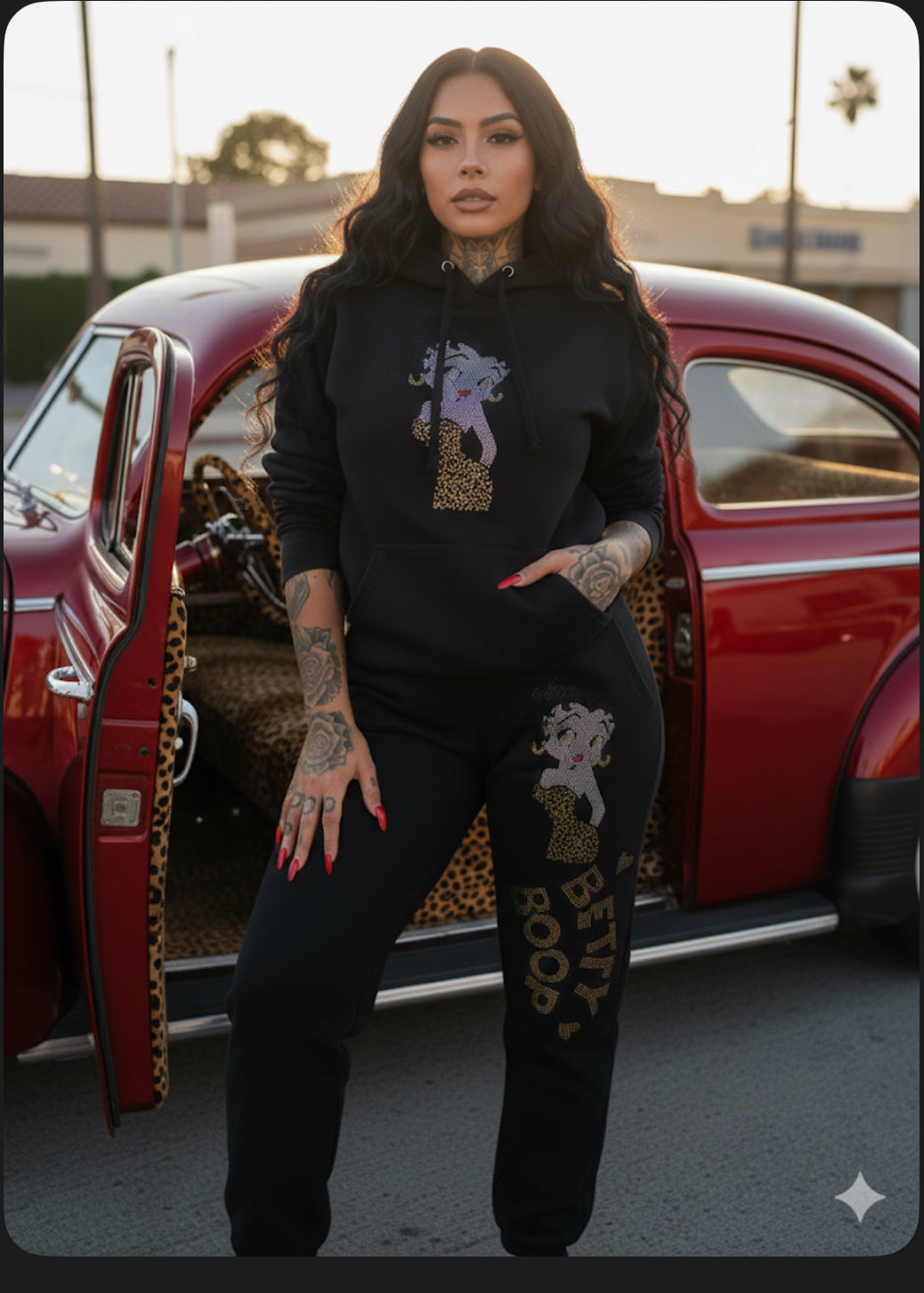 Cheetah Betty Boop hoodie