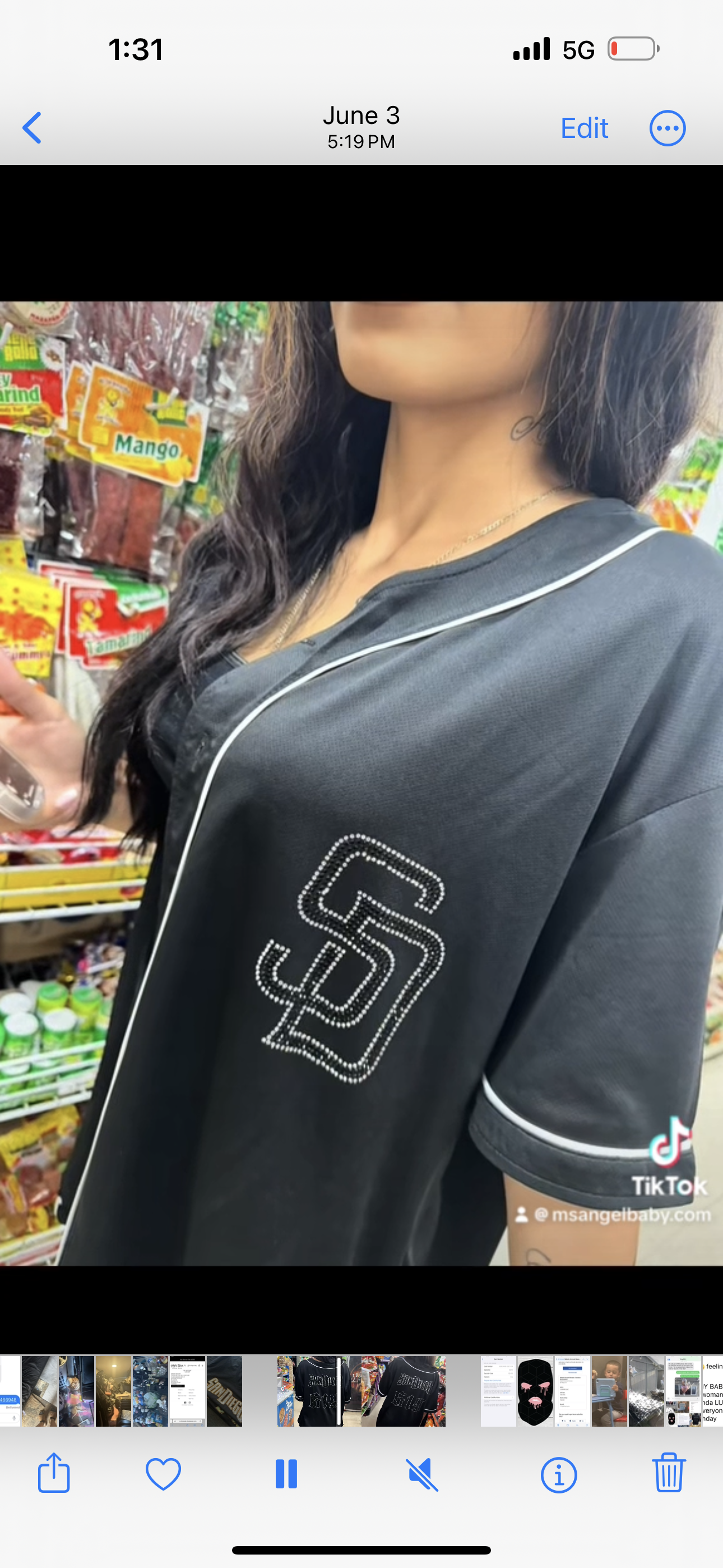 San diego Jersey Black