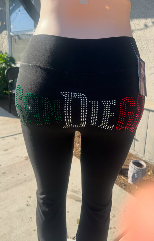 Mexican San Diego Flare Leggings