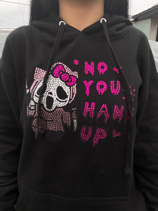 No you hang up kitty hoodie