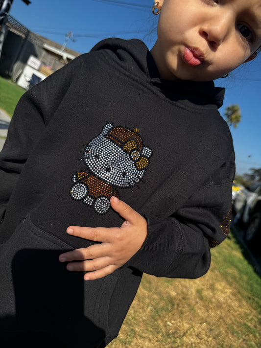 Padres kitty kids hoodie