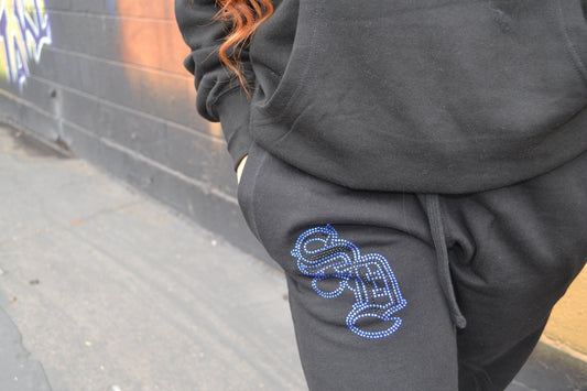 blue SD sweatpants