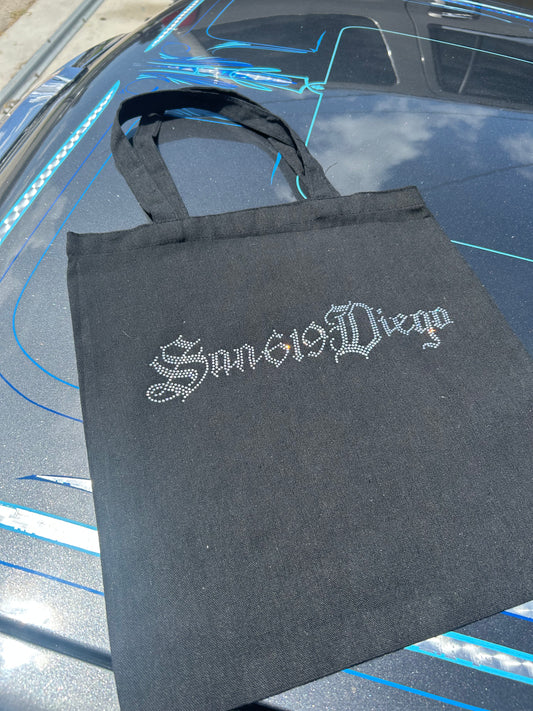 San Diego 619 tote bag