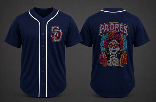 Dia de los muertos navy jersey.