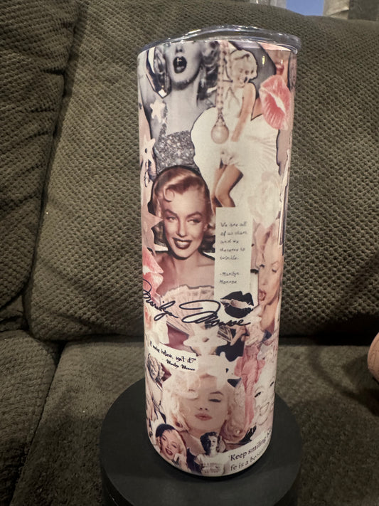 Marilyn Monroe tumbler
