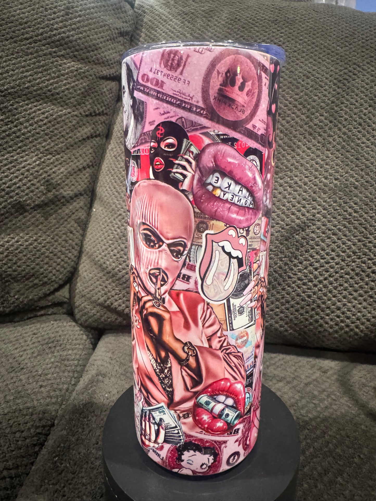 Pink Betty boop hello kitty ect tumbler