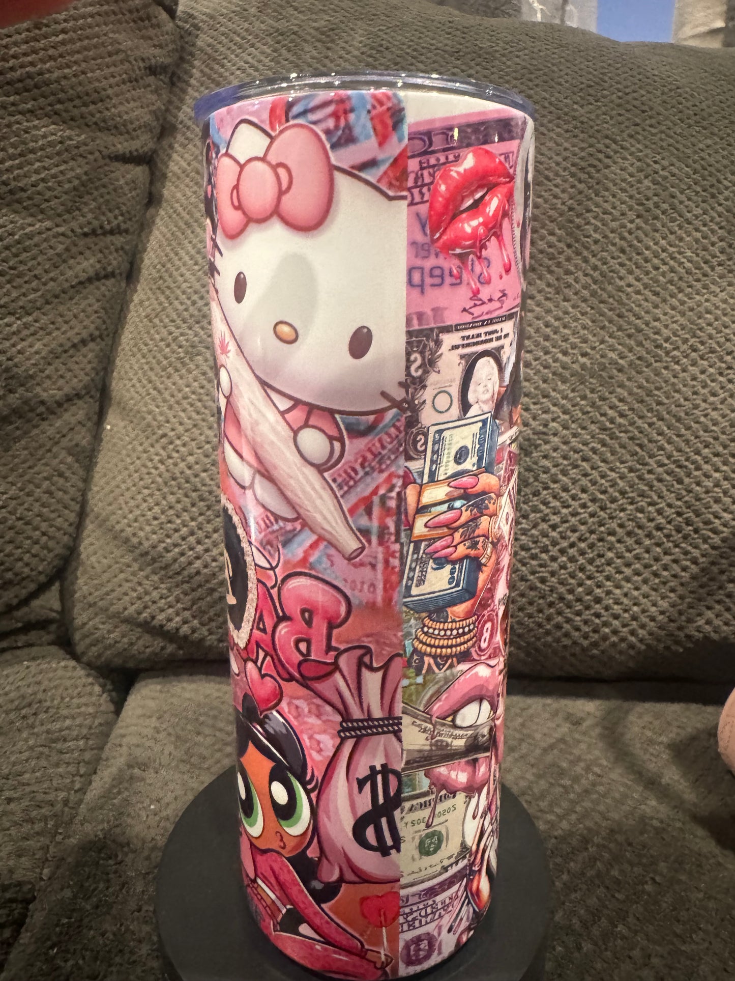 Pink Betty boop hello kitty ect tumbler