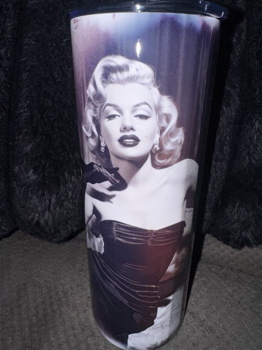 Marilyn Monroe 20 oz tumbler