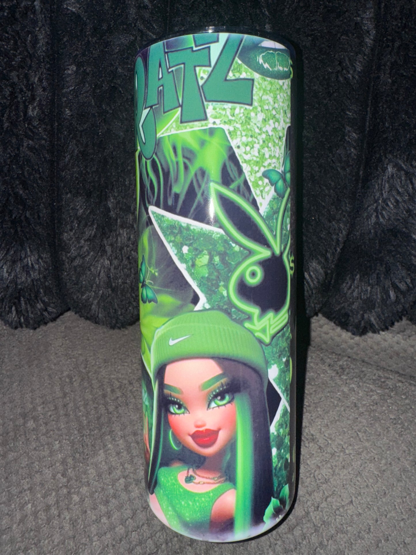 Green Bratz 20 oz tumbler
