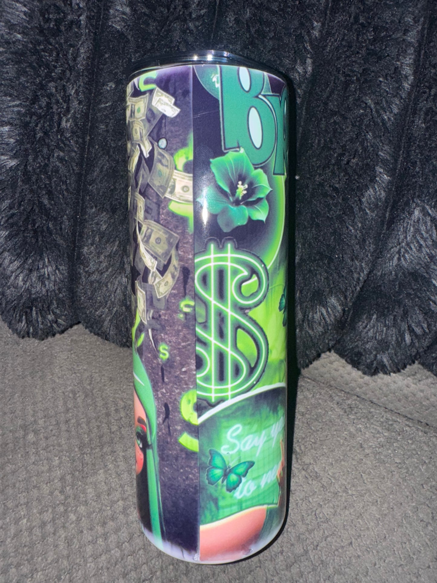 Green Bratz 20 oz tumbler
